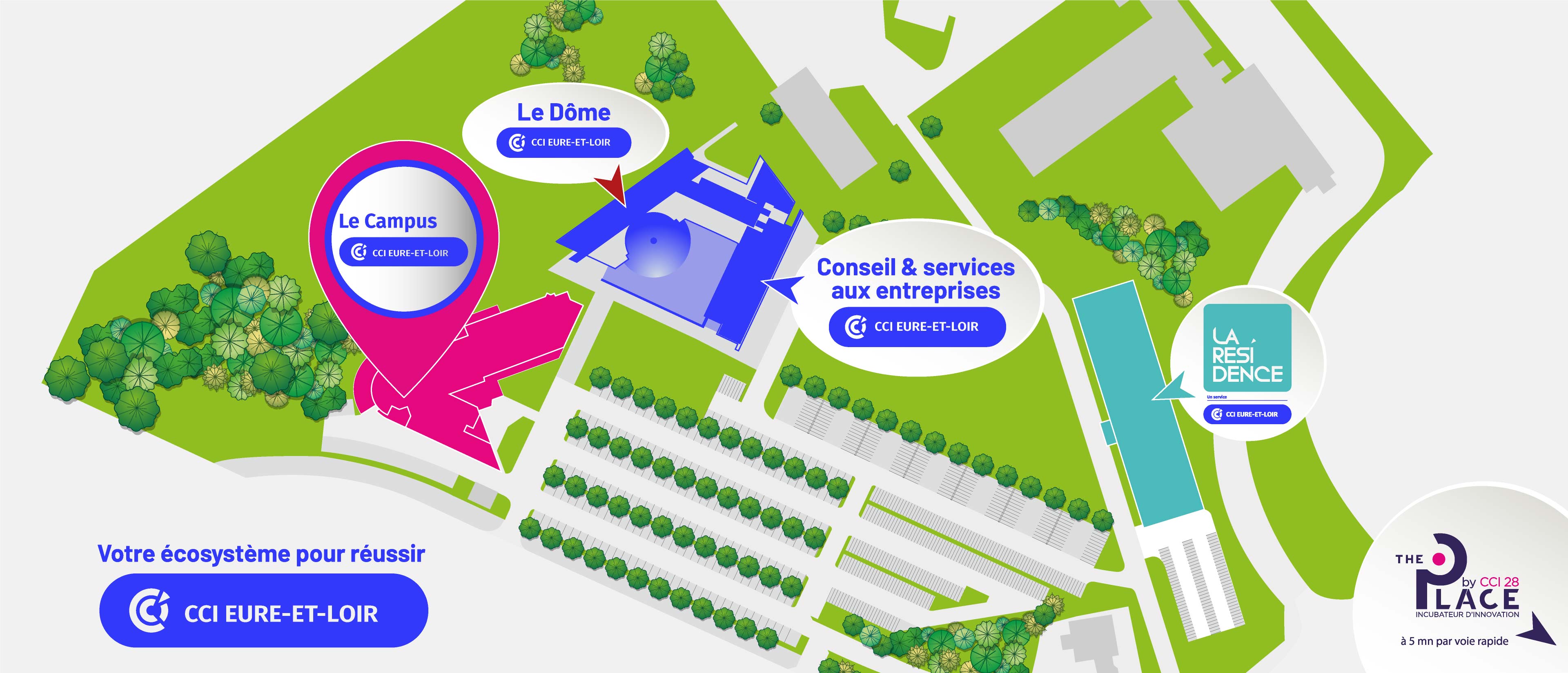 plan du campus